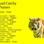 Tiger Names