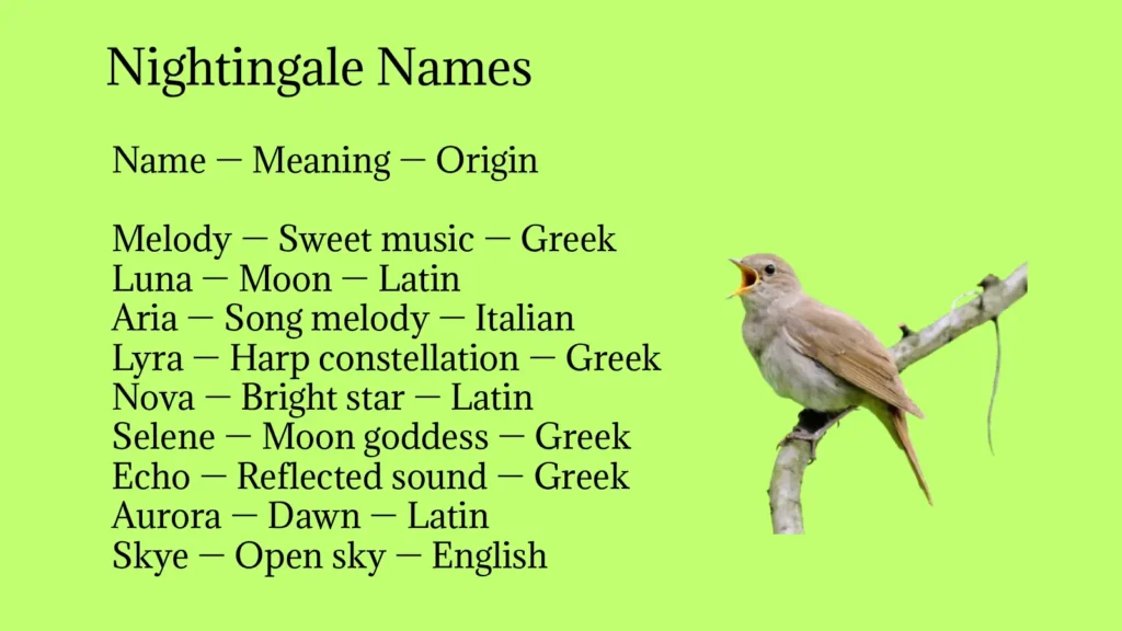 Nightingale Names