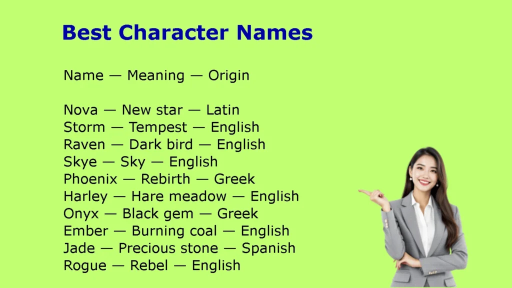Best Character Names