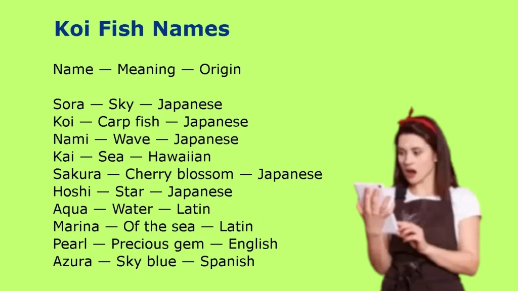 Koi Fish Names
