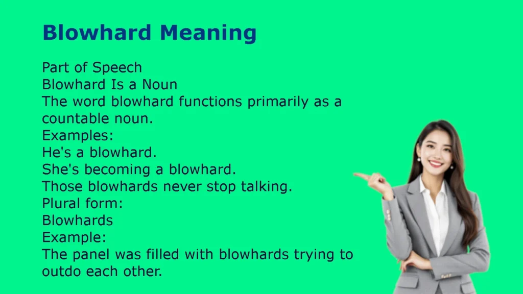 Blowhard Meaning