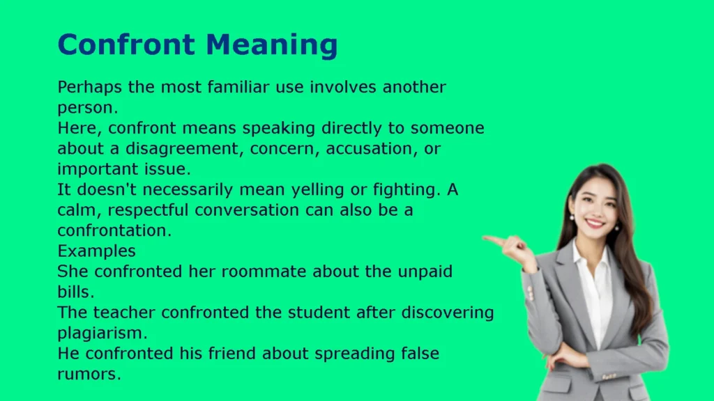 Confront Meaning