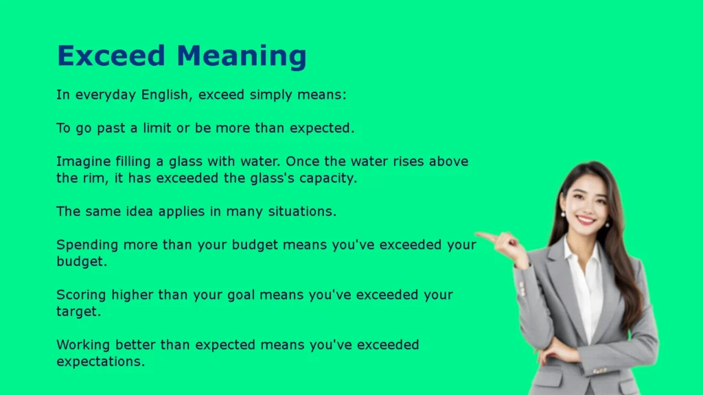 Exceed Meaning