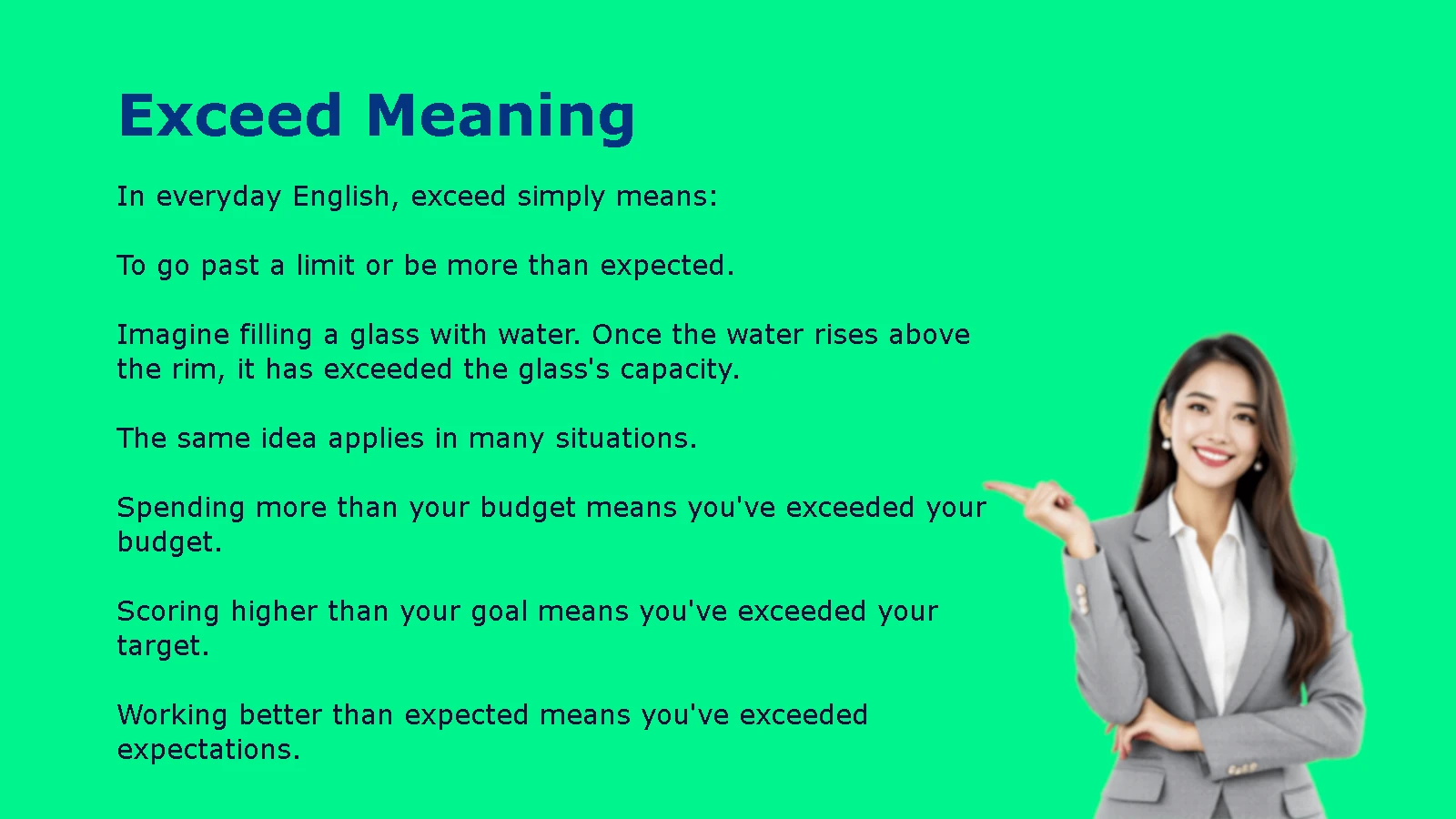 Exceed Meaning