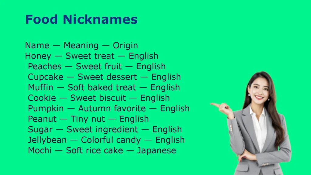 Food Nicknames