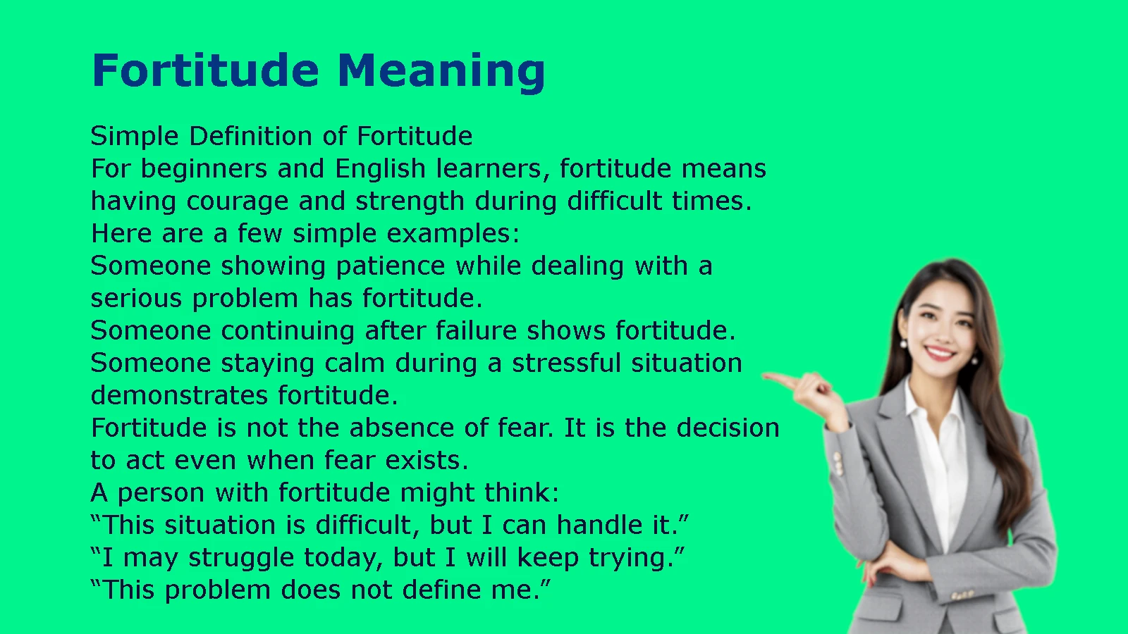 Fortitude Meaning