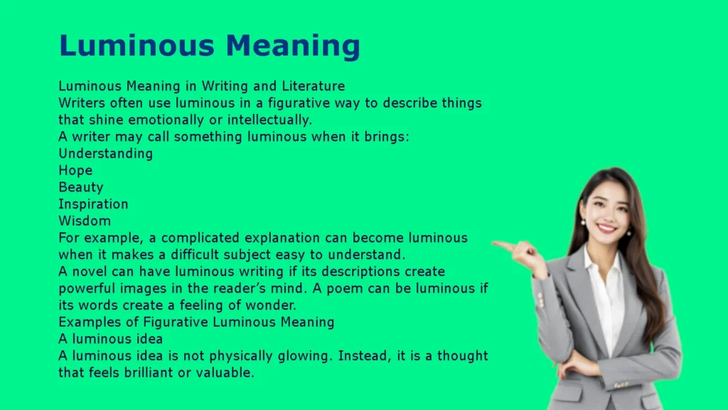 Luminous Meaning