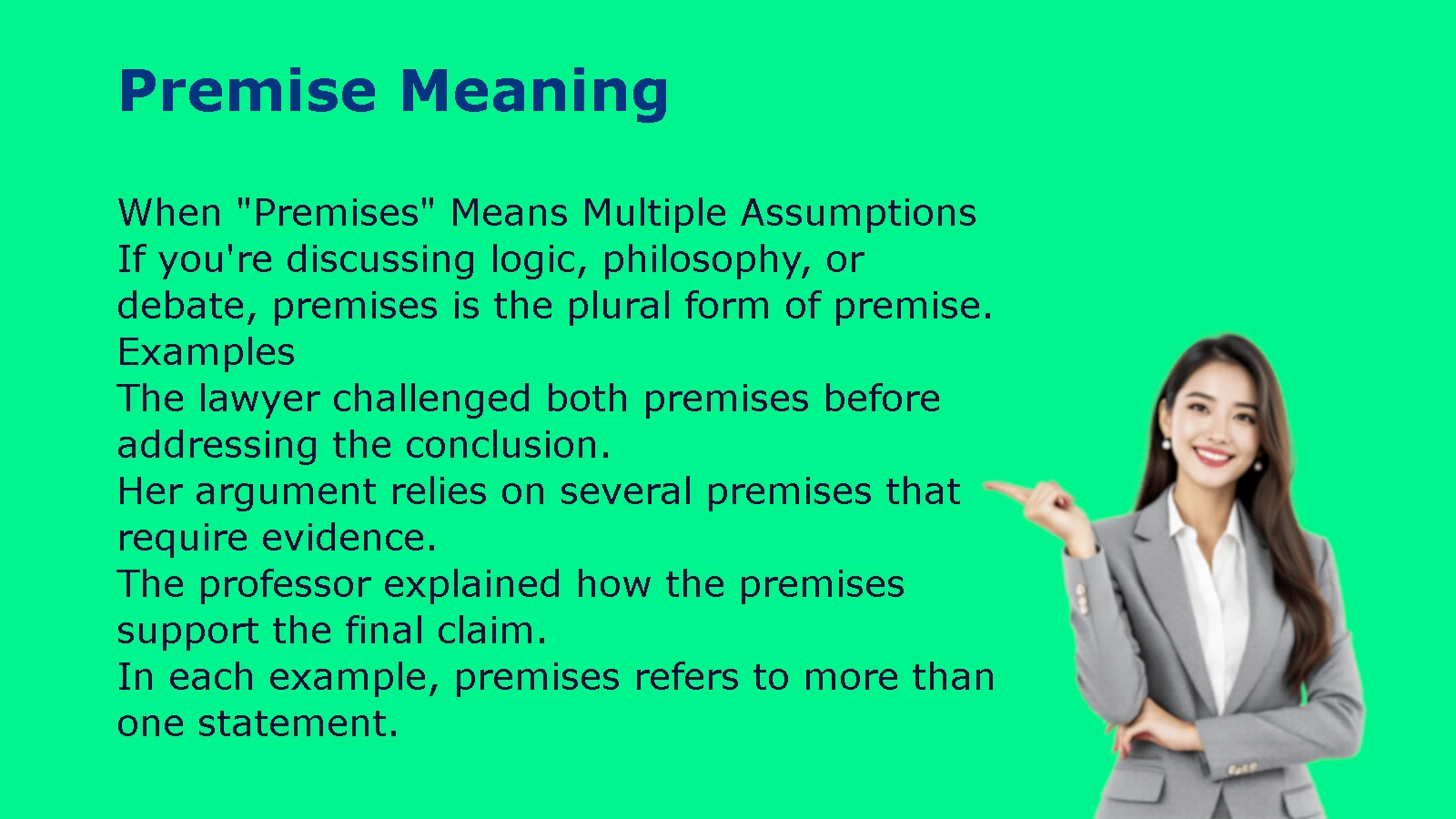 Premise Meaning