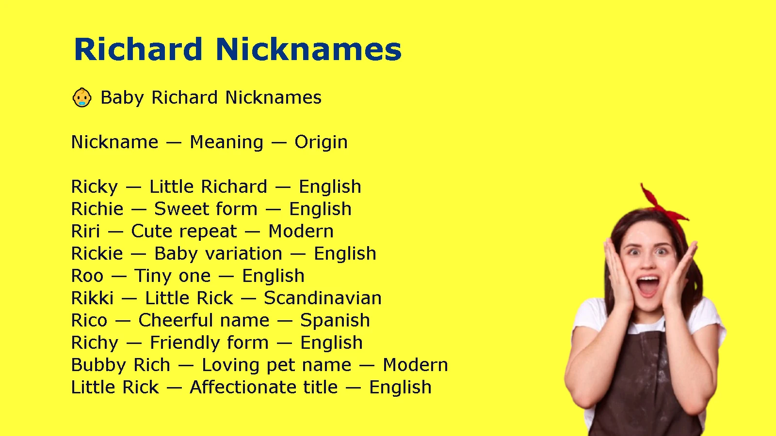Richard Nicknames