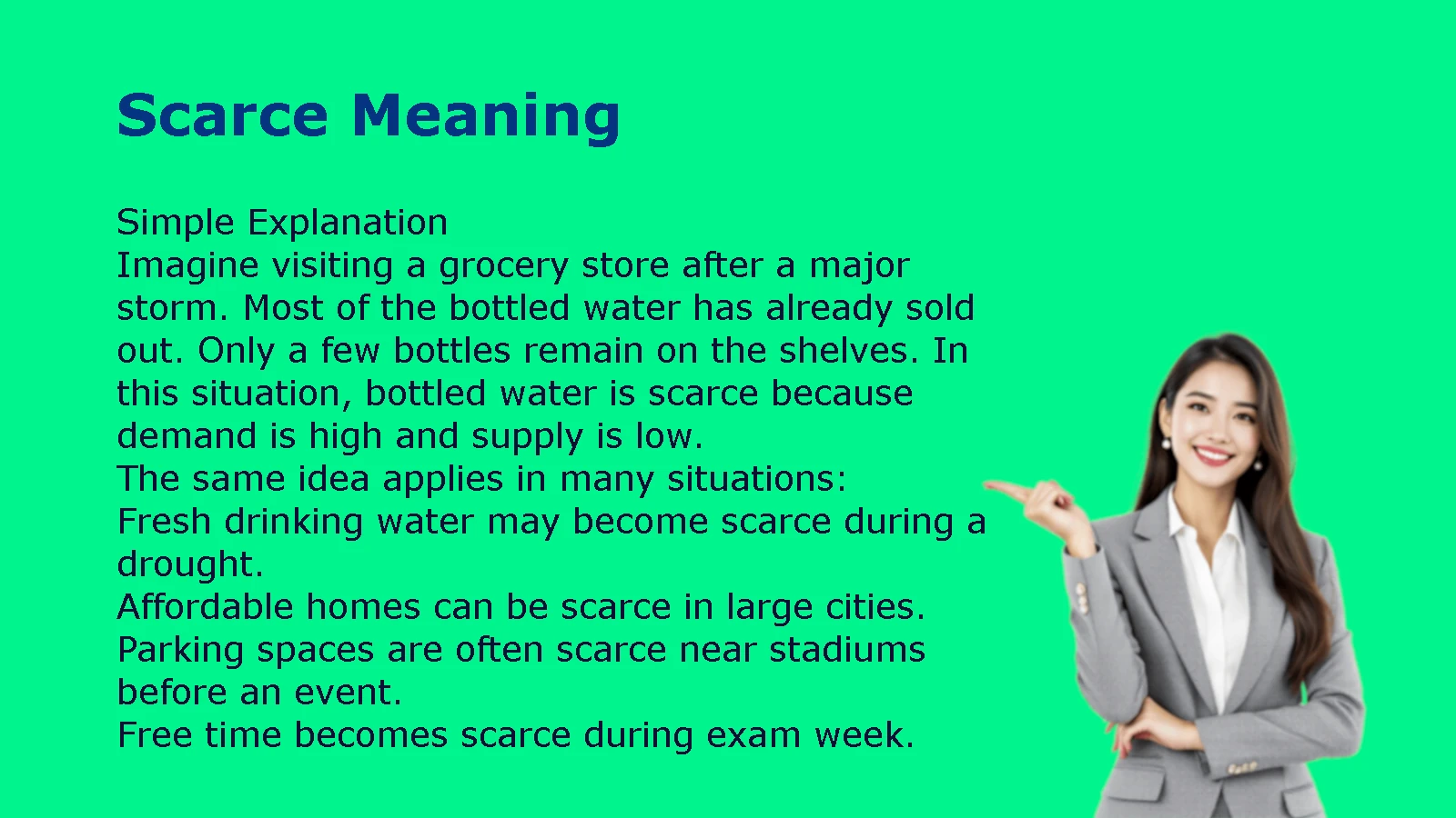 Scarce Meaning