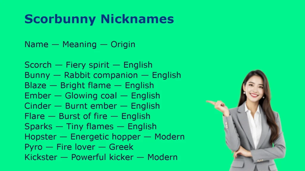 Scorbunny Nicknames