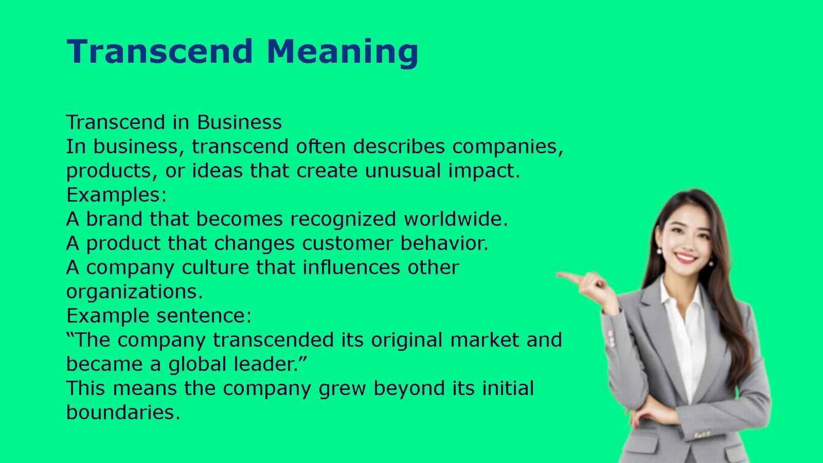 Transcend Meaning