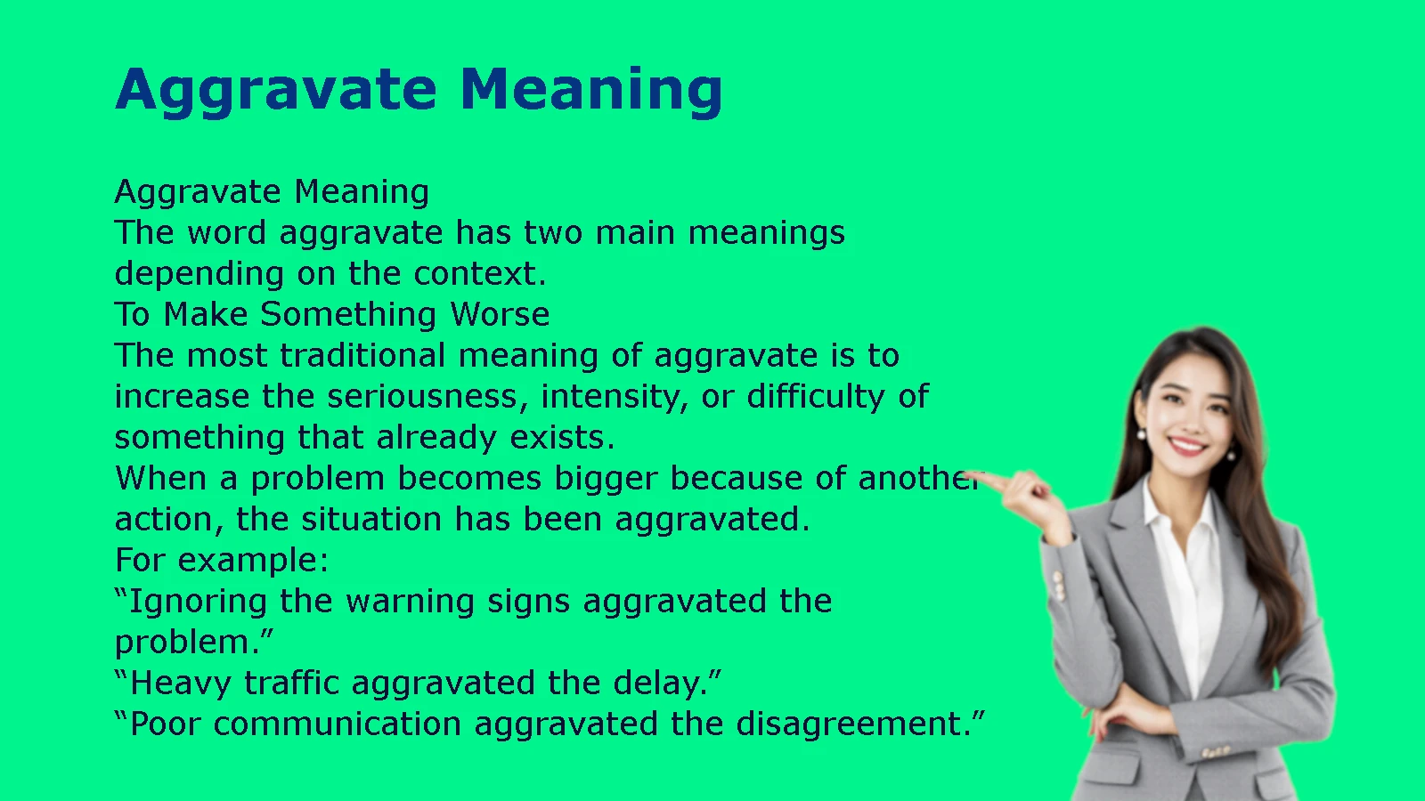 Aggravate Meaning