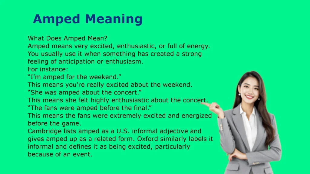 Amped Meaning