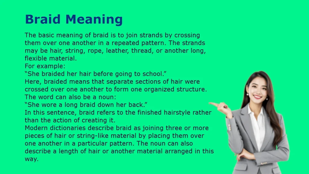 Braid Meaning