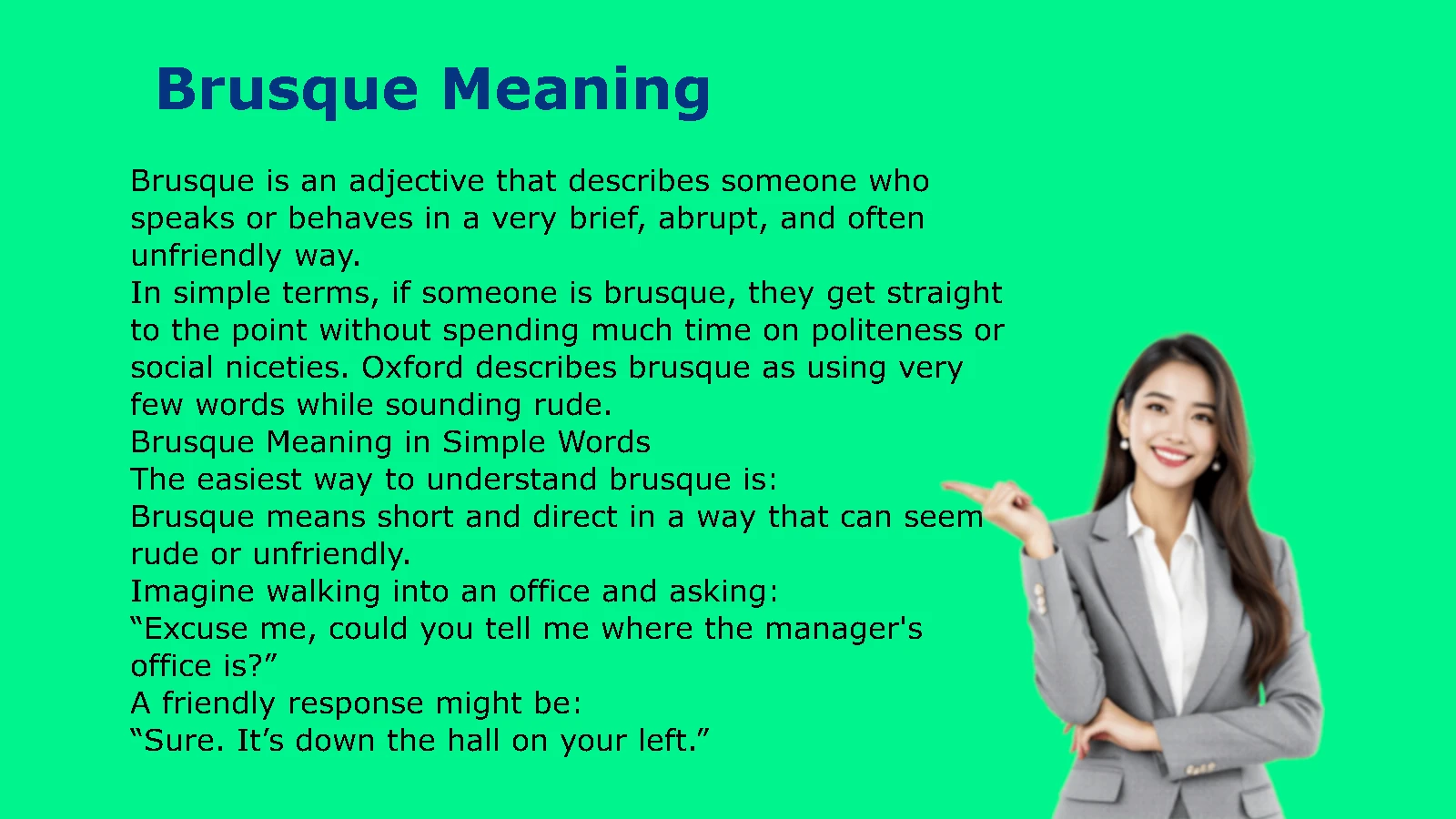 Brusque Meaning
