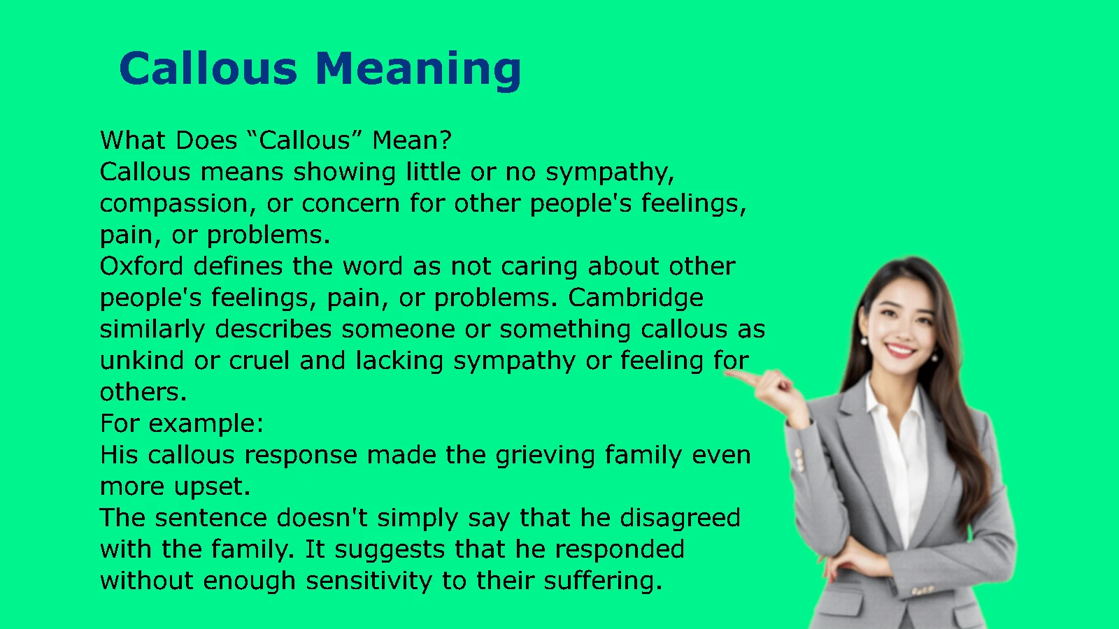 Callous Meaning