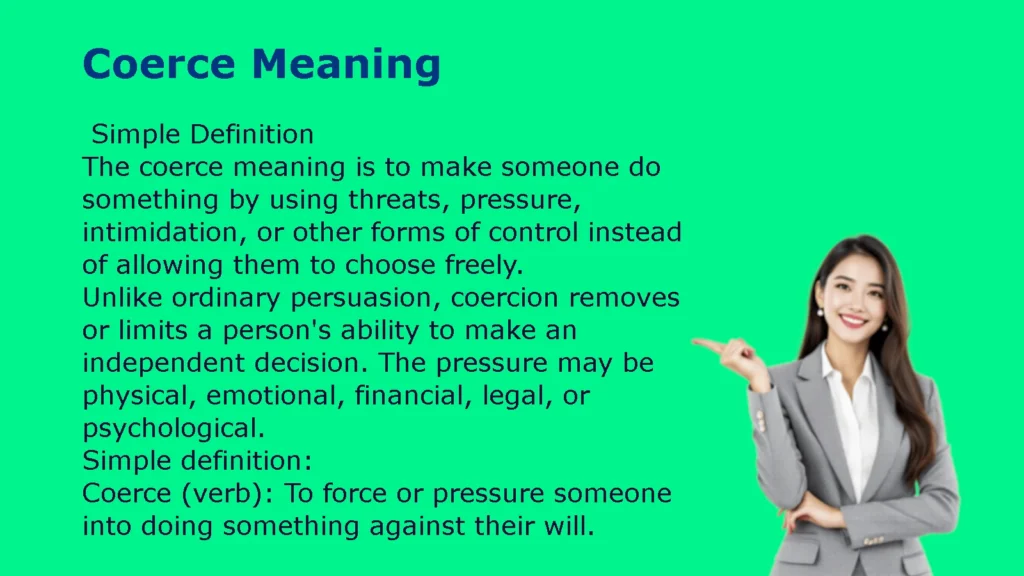 Coerce Meaning