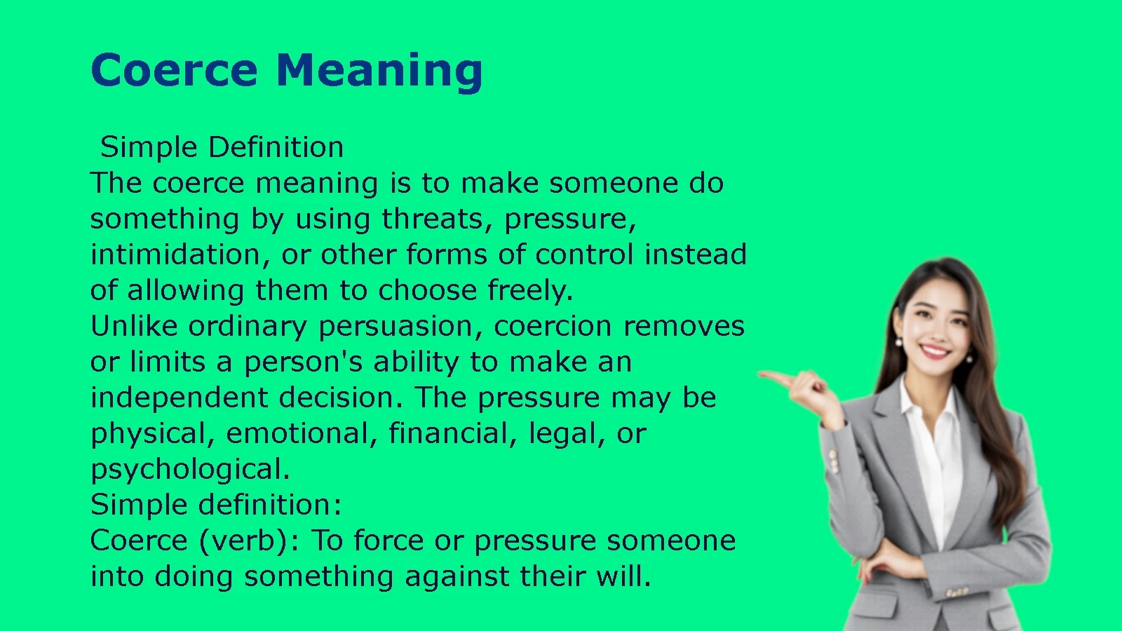 Coerce Meaning