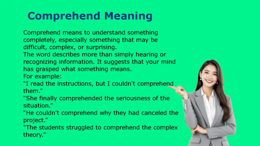 Comprehend Meaning