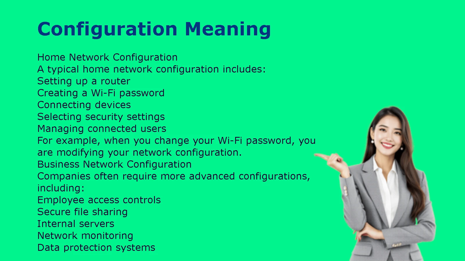 Configuration Meaning