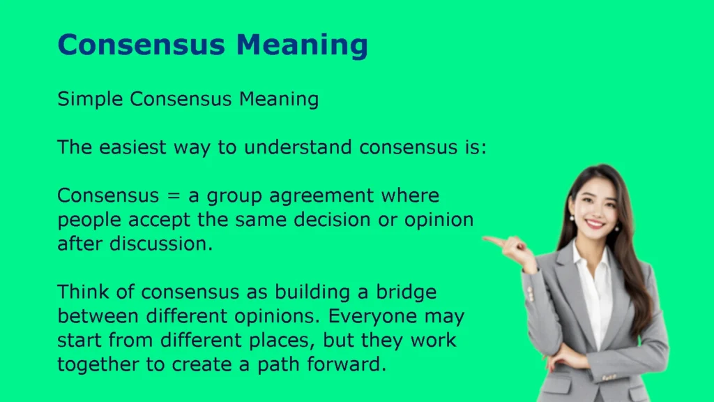 Consensus Meaning