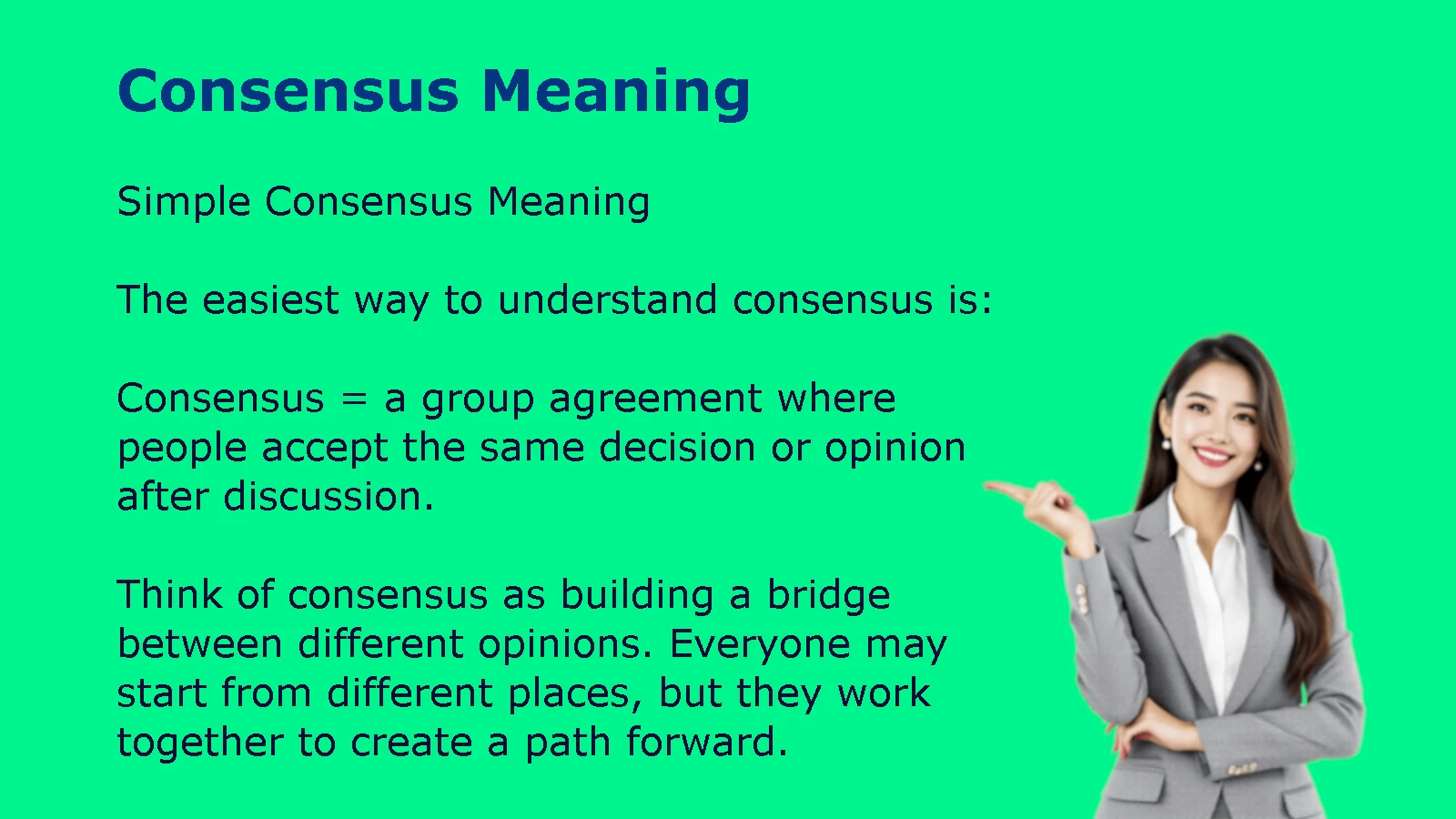 Consensus Meaning