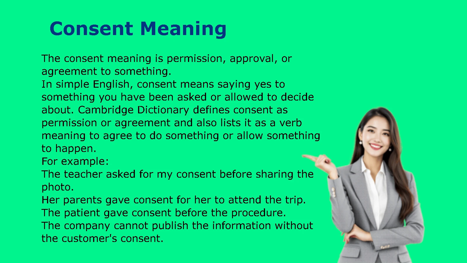 Consent Meaning