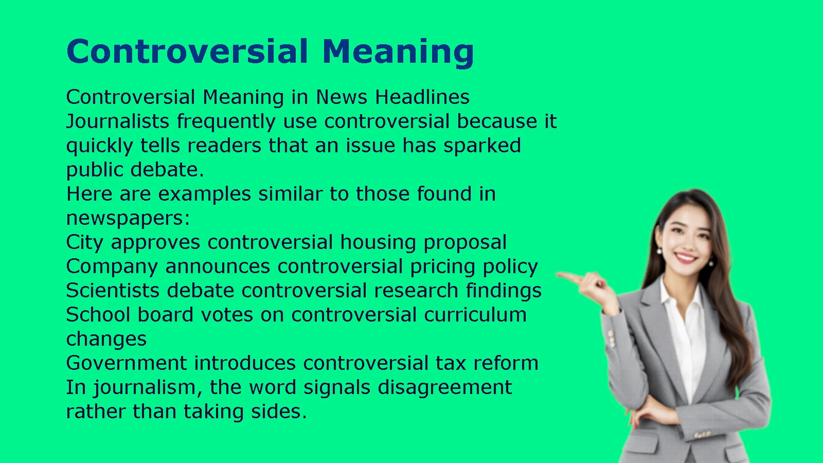 Controversial Meaning