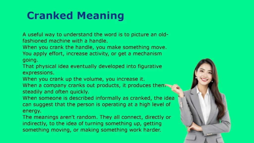Cranked Meaning