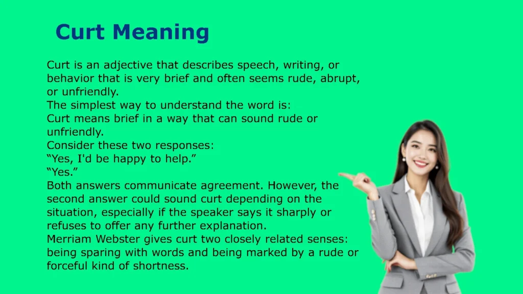 Curt Meaning