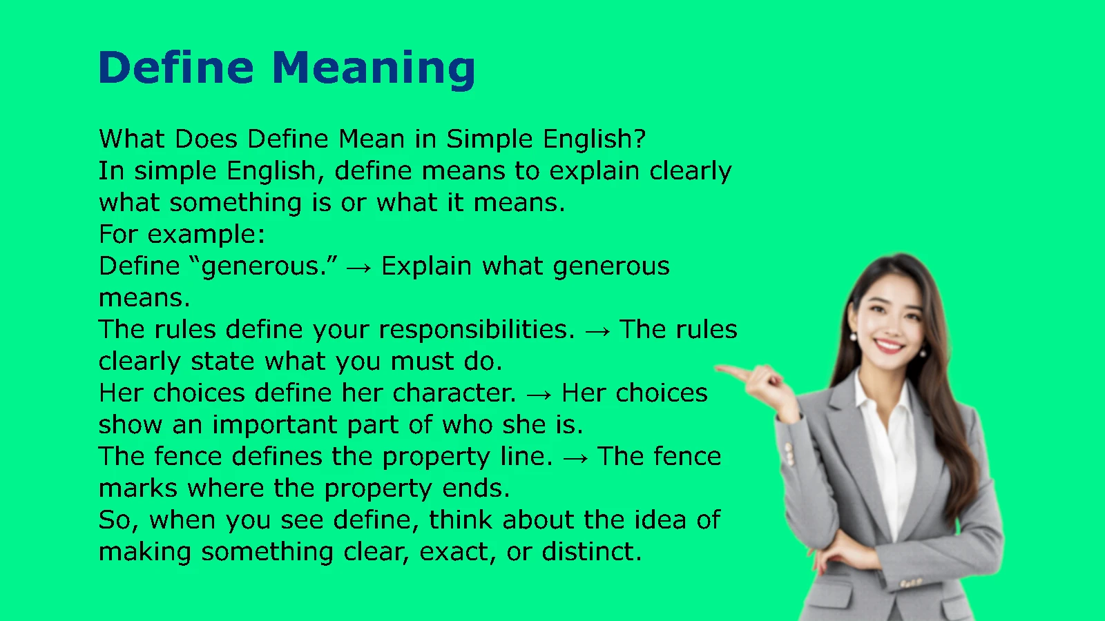 Define Meaning