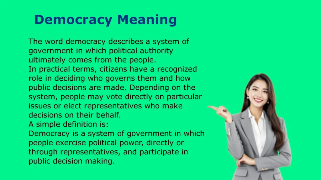 Democracy Meaning