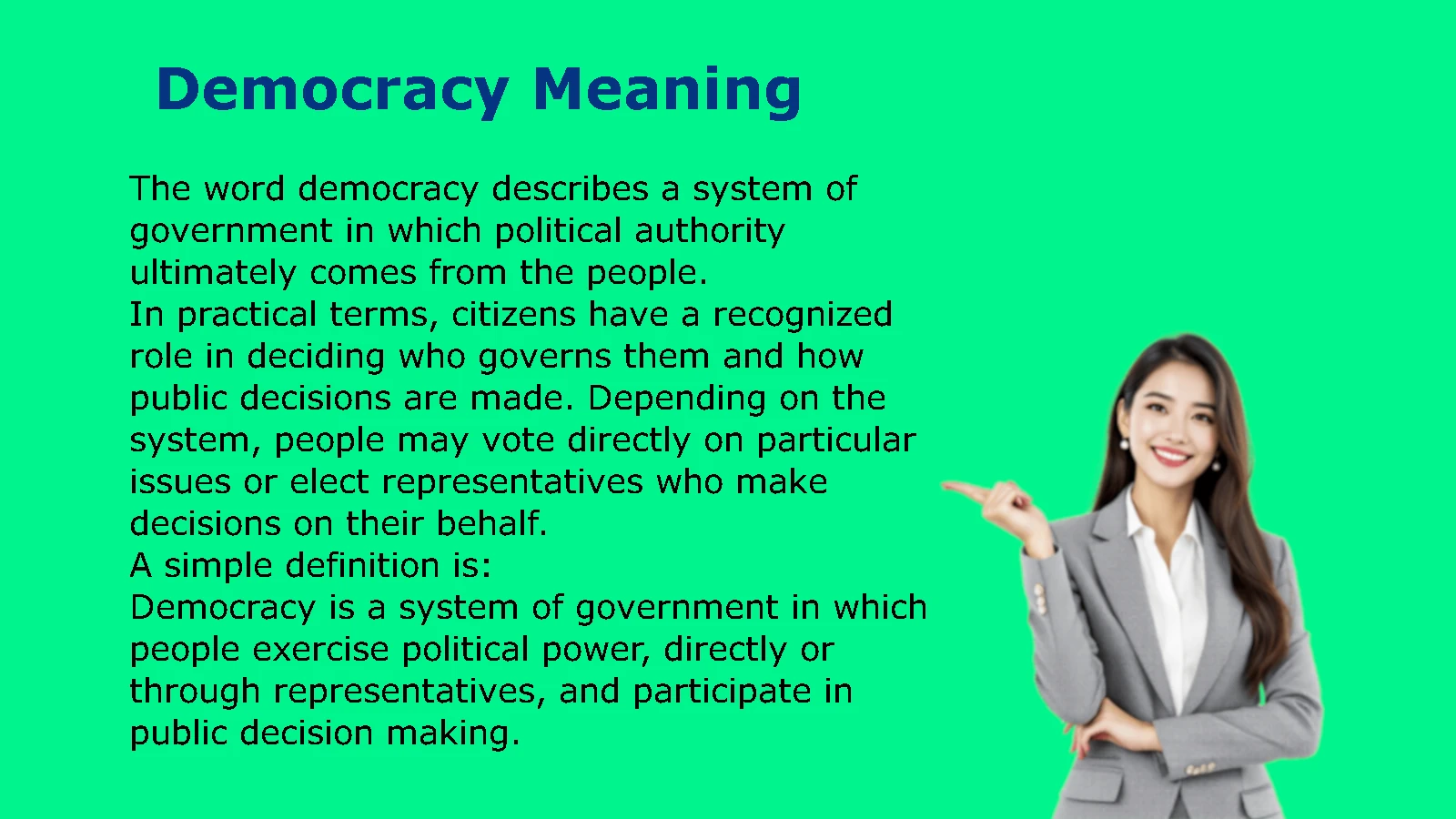 Democracy Meaning