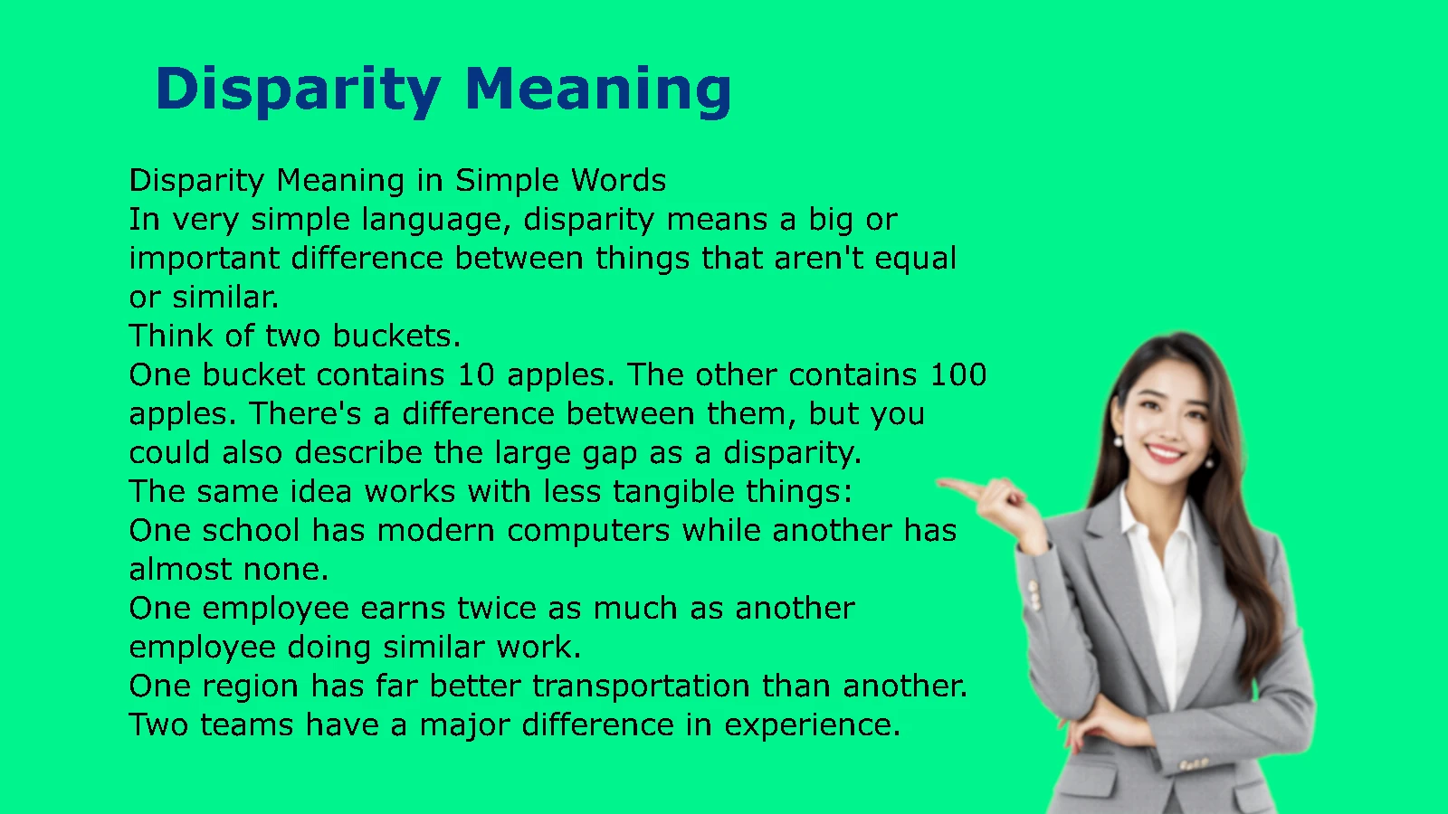 Disparity Meaning