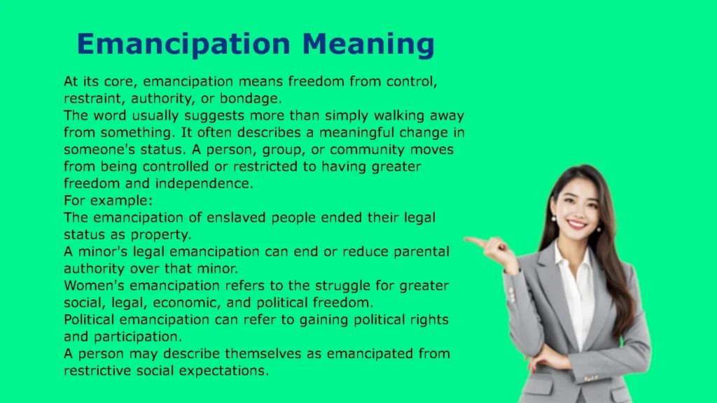 Emancipation Meaning