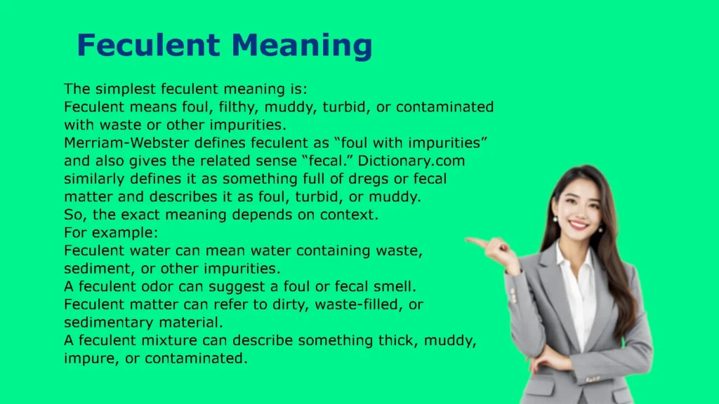 Feculent Meaning