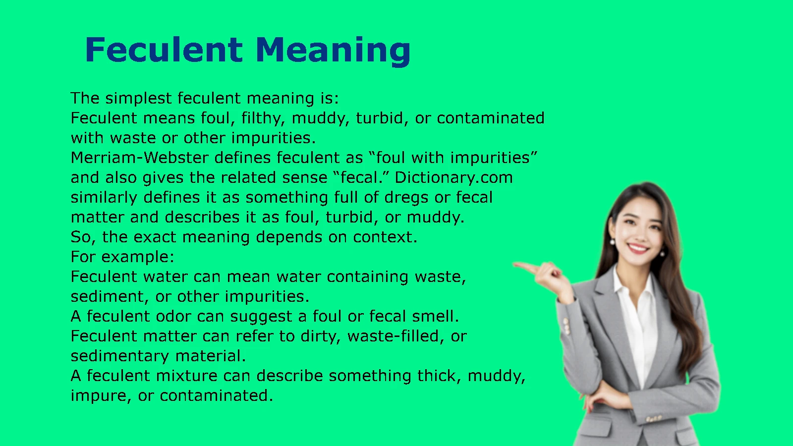 Feculent Meaning