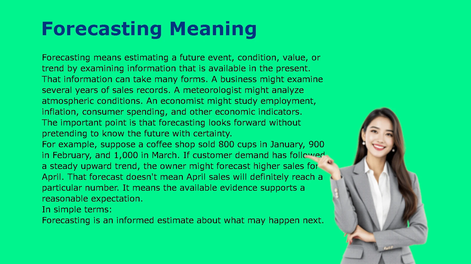 Forecasting Meaning