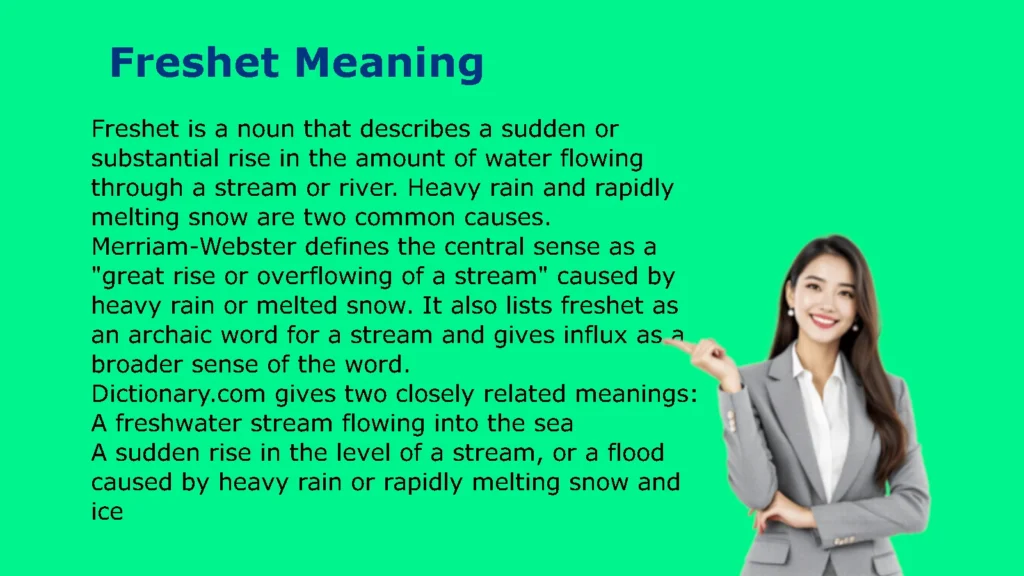 Freshet Meaning