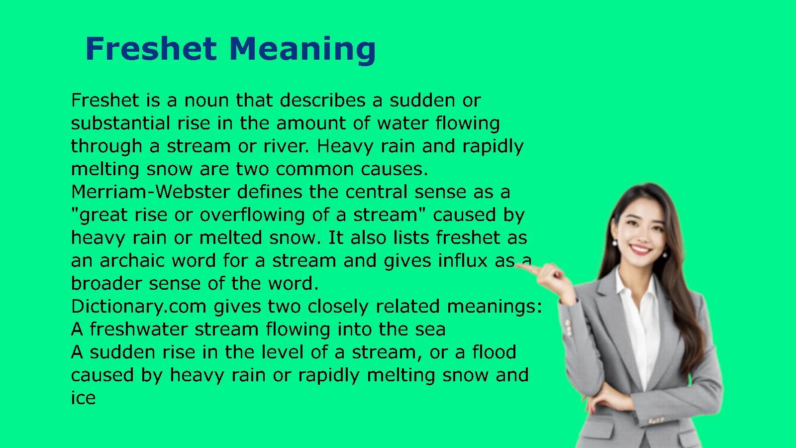 Freshet Meaning