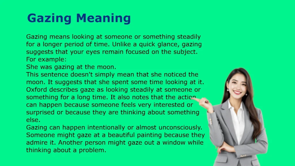 Gazing Meaning