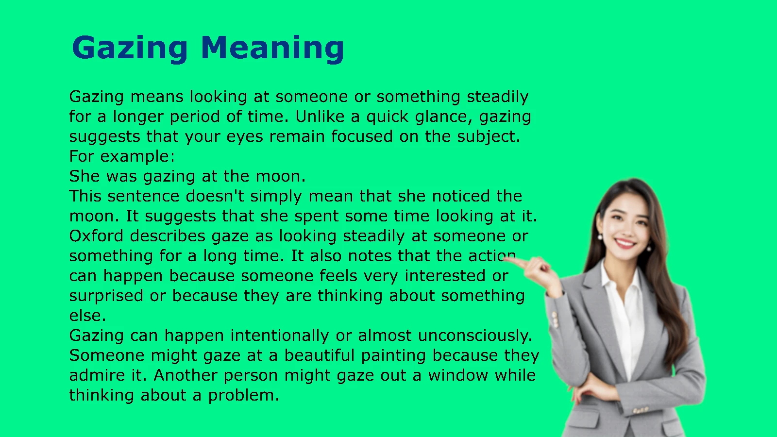 Gazing Meaning
