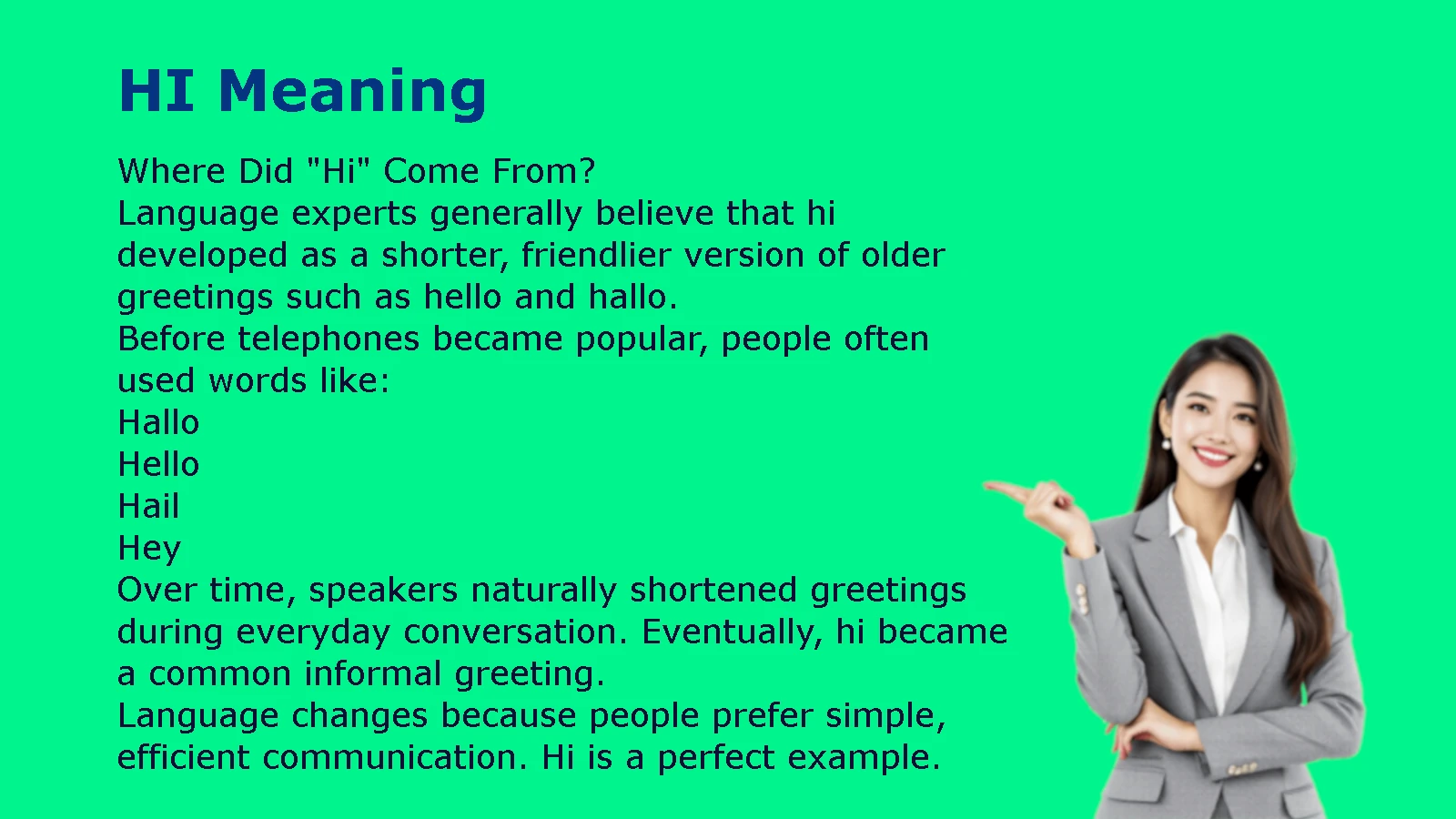 HI Meaning