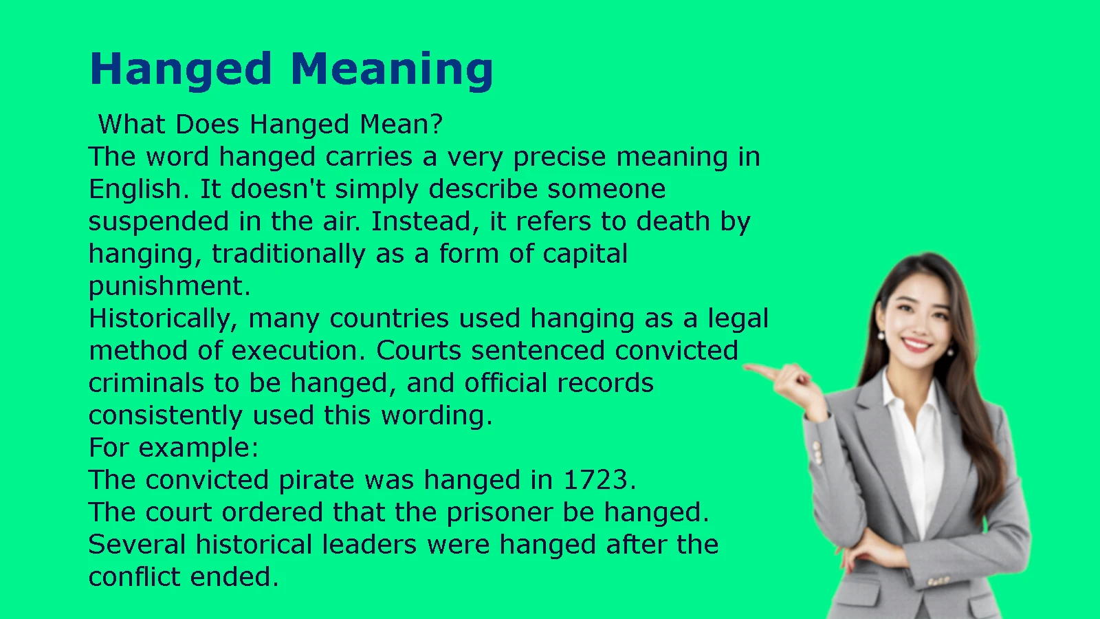 Hanged Meaning