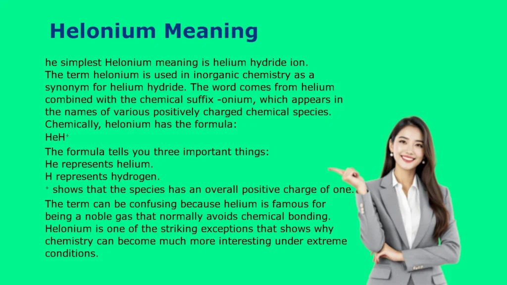 Helonium Meaning