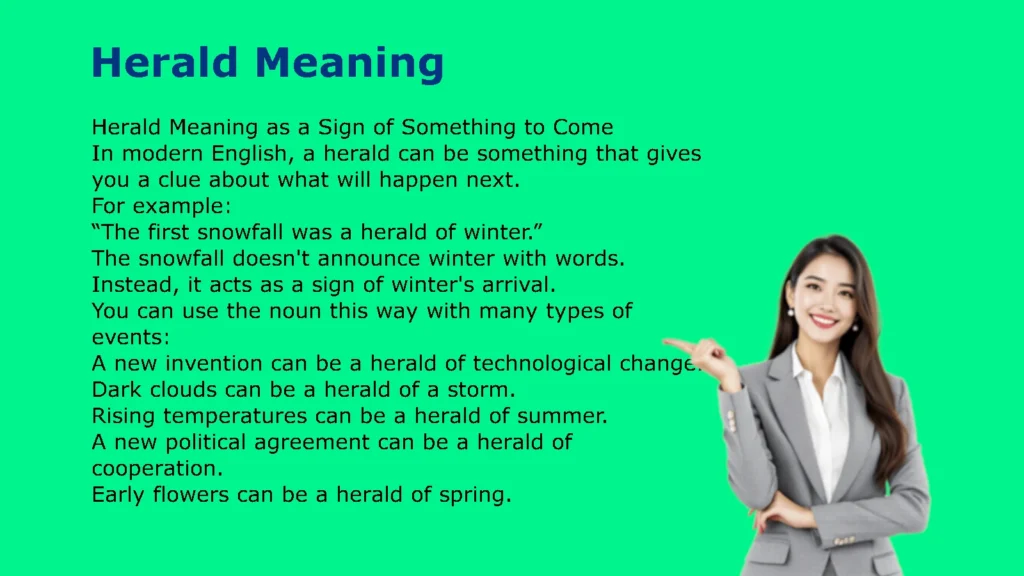 Herald Meaning