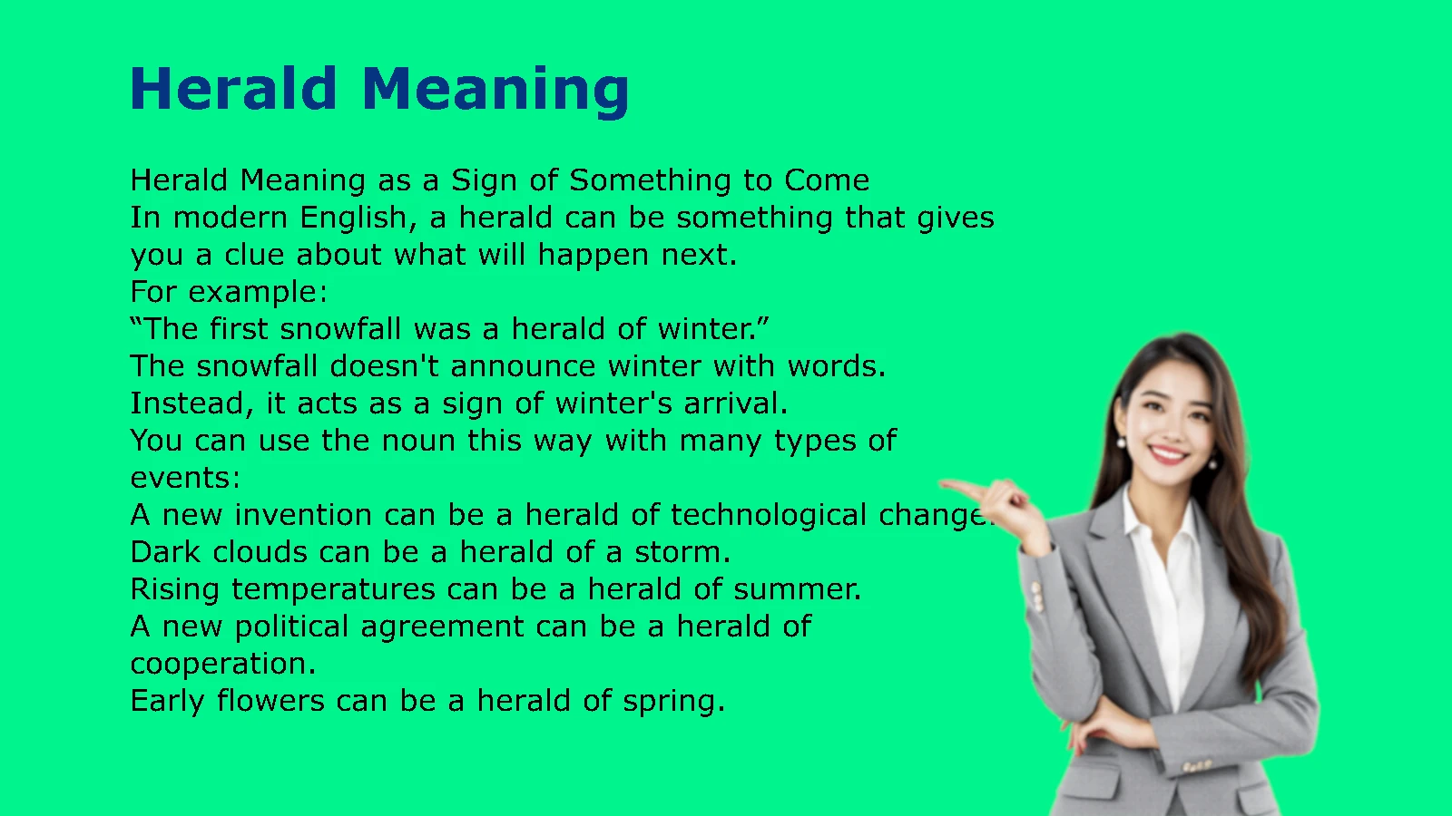 Herald Meaning