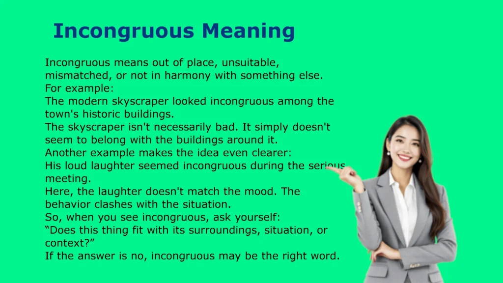 Incongruous Meaning