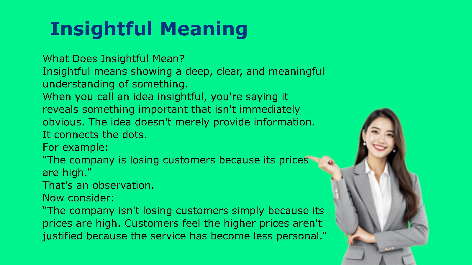 Insightful Meaning